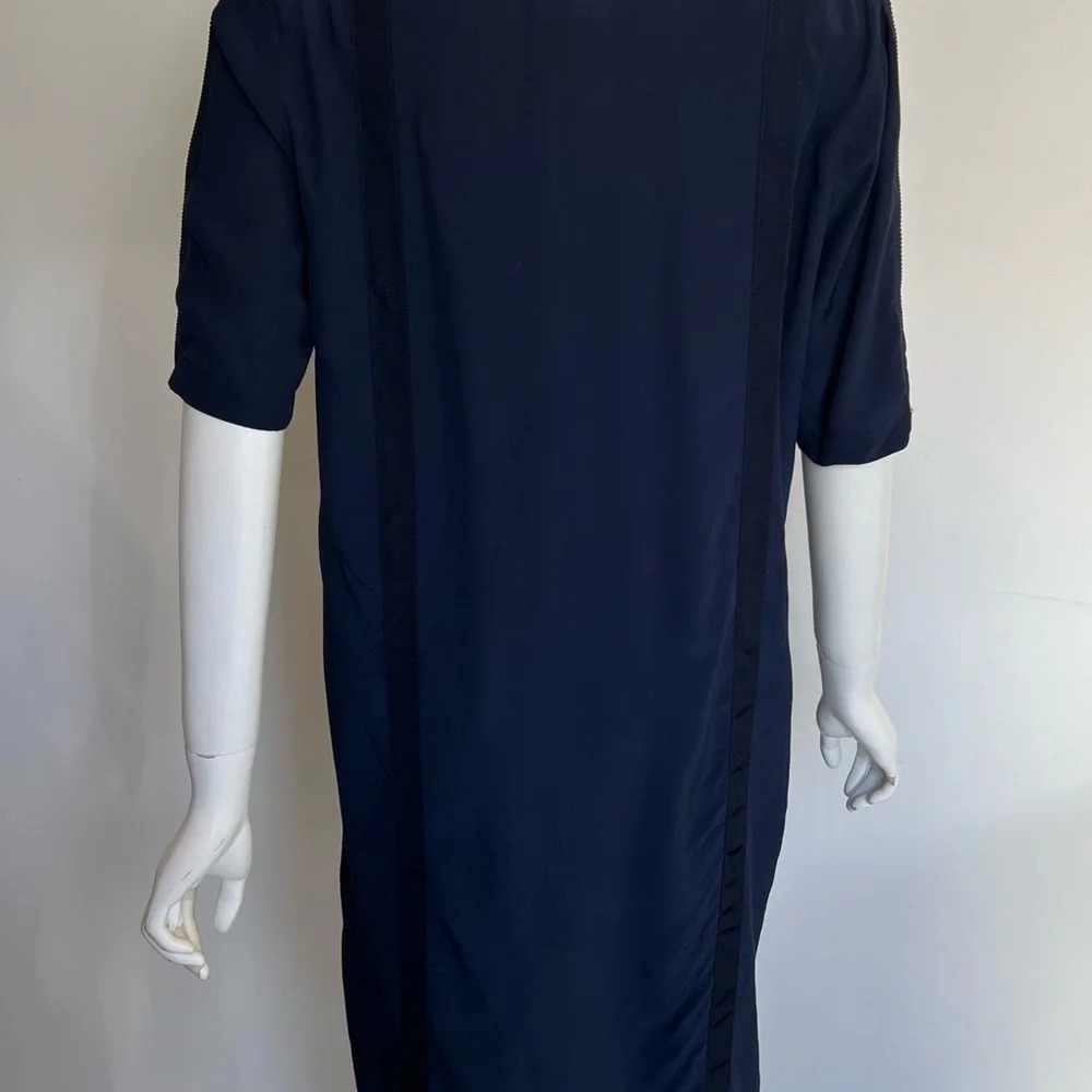 Ya Ya Womens Dark Blue short sleeve Mini dress Sporty size US 6 / S NWT - Picture 3 of 9